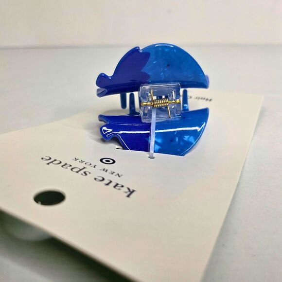 Kate Spade New York x Target Blue Strawberry Claw Hair Clip - NEW - Picture 3 of 4
